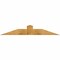 Ekena Millwork Portland Rough Sawn Timber Gable Bracket, Western Red Cedar, 60"W x 10"H x 6"D x 6"F, 4/12 Pitch GBW060X10X0606POR00RWR - alternate 1